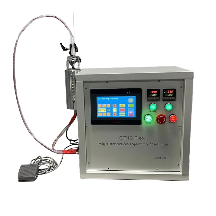 GT10 Flex Semi Auto Cannabis Oil Filling Machines For Vape Hardware Europe