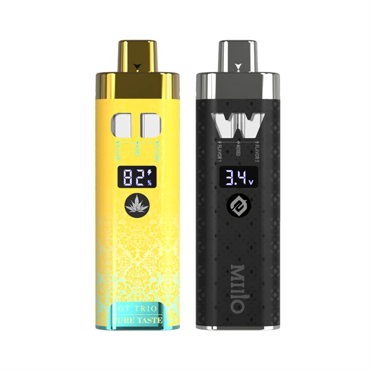 Oklahoma No.1 Hot Selling Dual Chamber Dual Flavor Preheat CBD/THC/HHC Disposable Vape Pen